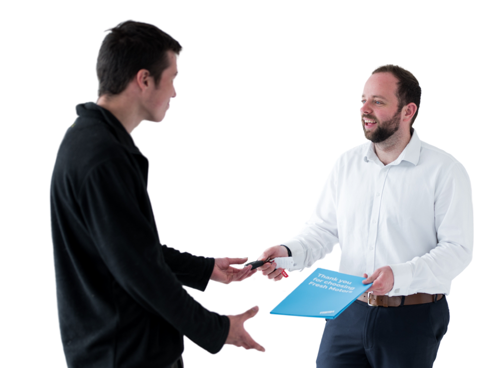 keys being given to customer