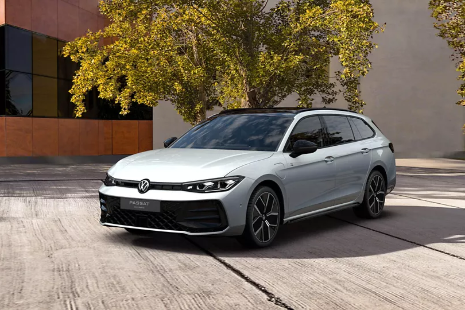 Silver Volkswagen Passat Exterior