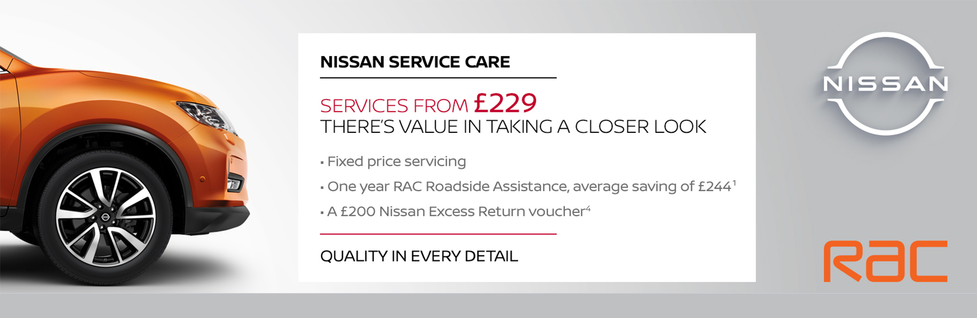 Nissan service car