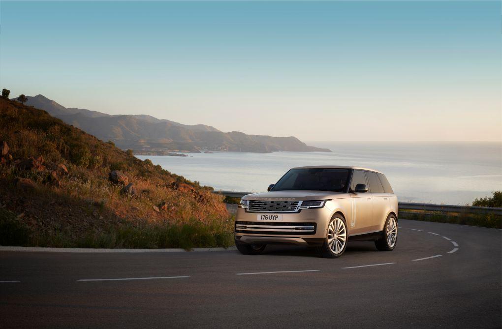 Range Rover by the hills