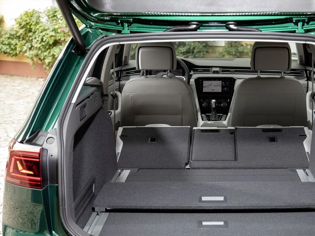 VW Passat rear boot space