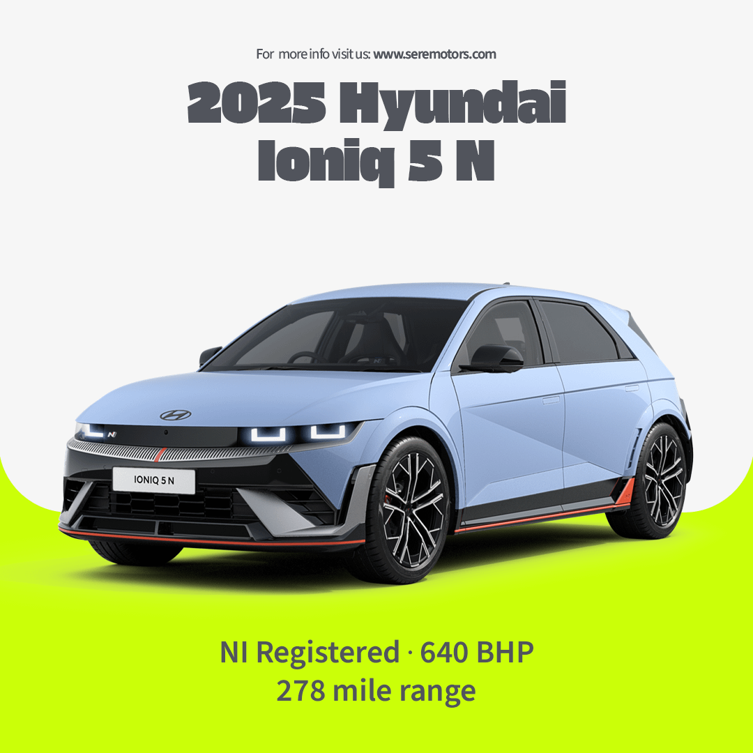 NI Registered 2025 Hyundai Ioniq 5 N with 278 mile range and 640 BHP