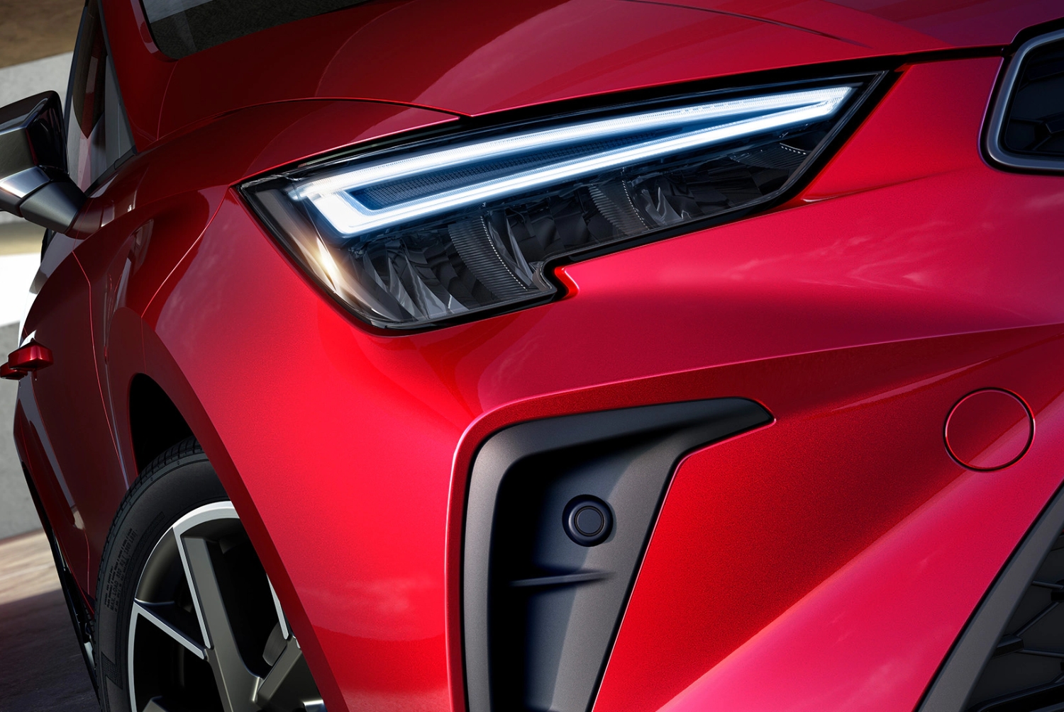 SEAT Ibiza Front Headlights.