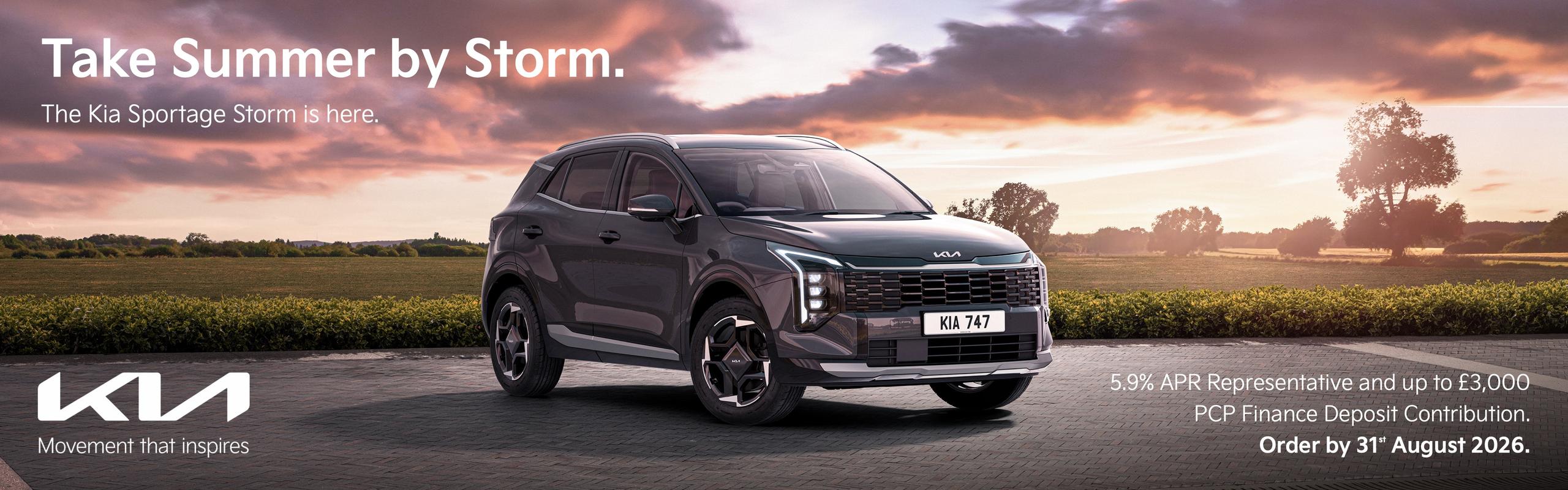 New Kia Sportage Storm PCP Offer | Kia Sportage South Wales and Kia Hereford