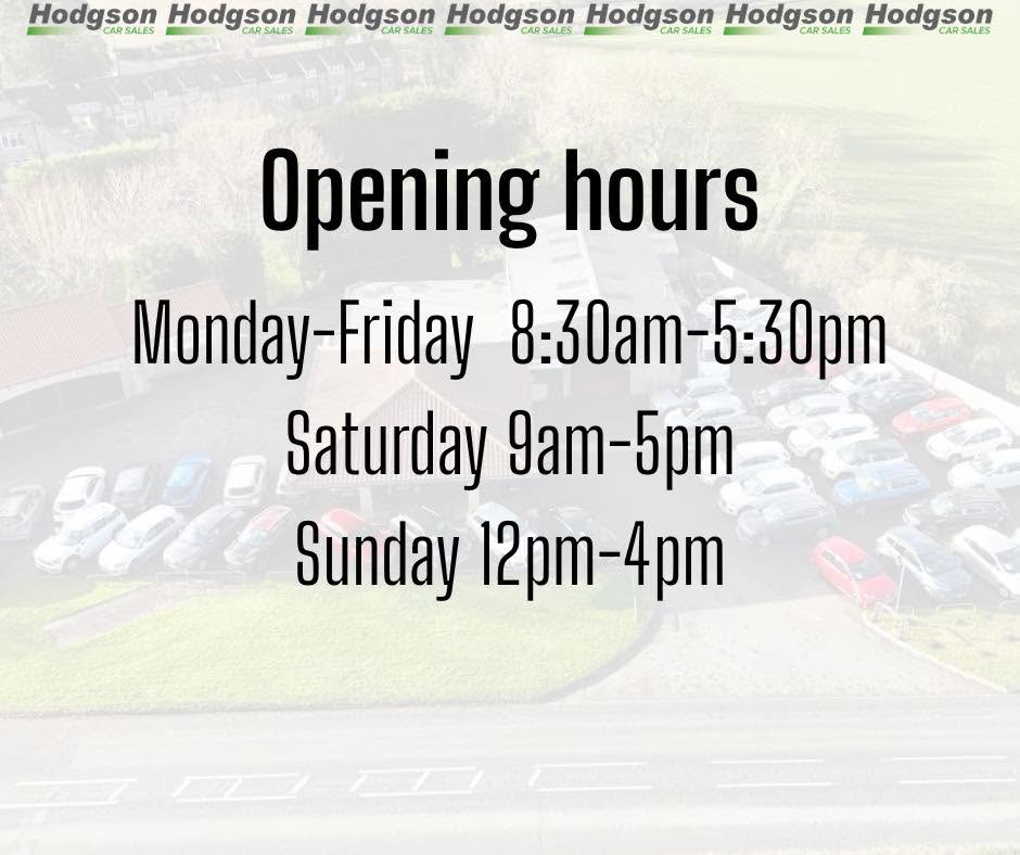Sunday Opening Hours Update