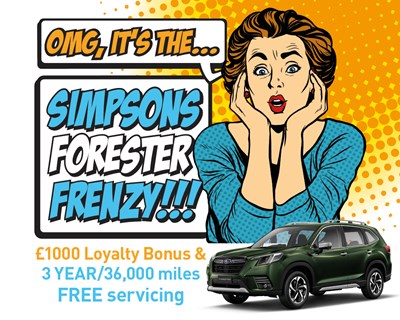 Simpsons Forester Frenzy Is GO!