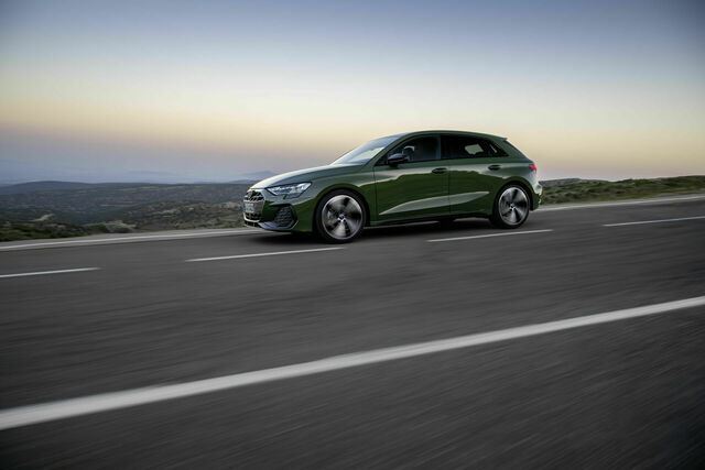 Green Audi A1 Sportback Exterior