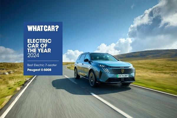 Peugeot E-5008 Names 'Best Electric 7-Seater' In What Car? Electric Car Of The Year Awards 2024