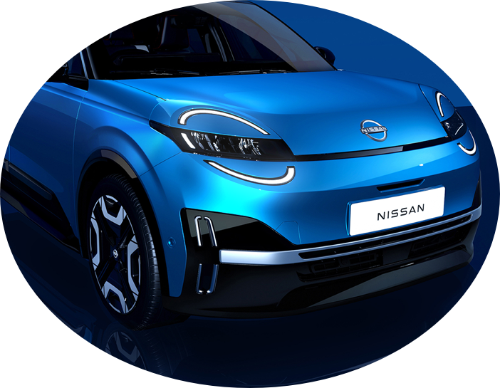 Bonnet and headlights on the new Nissan Micra