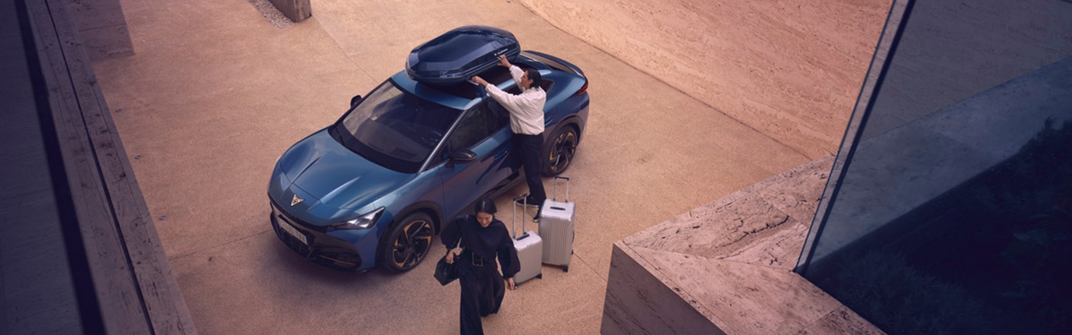 CUPRA with Roof Box