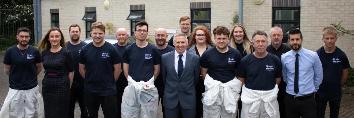 Cotswold Motor Group Bodyshop Team