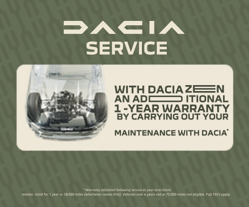 Dacia Zen Extended Warranty Offer