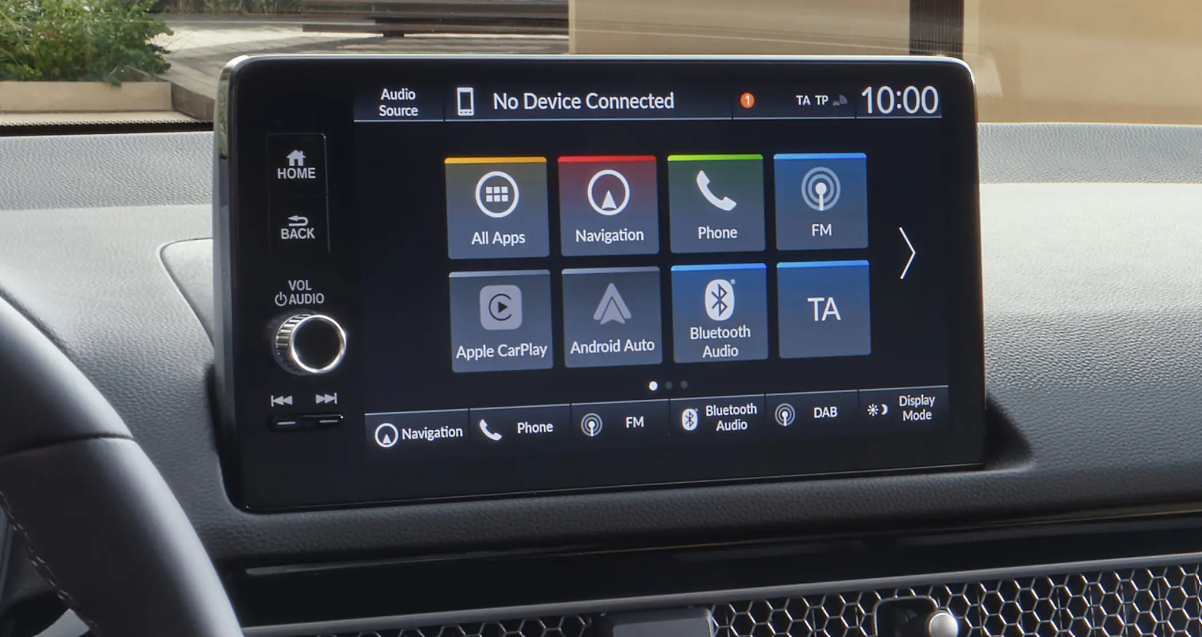 Honda Civic infotainment screen