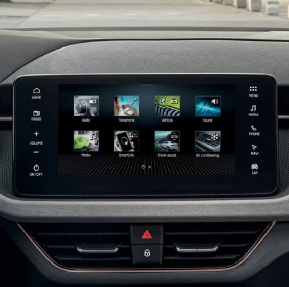 SKODA Kamiq Infotainment Display