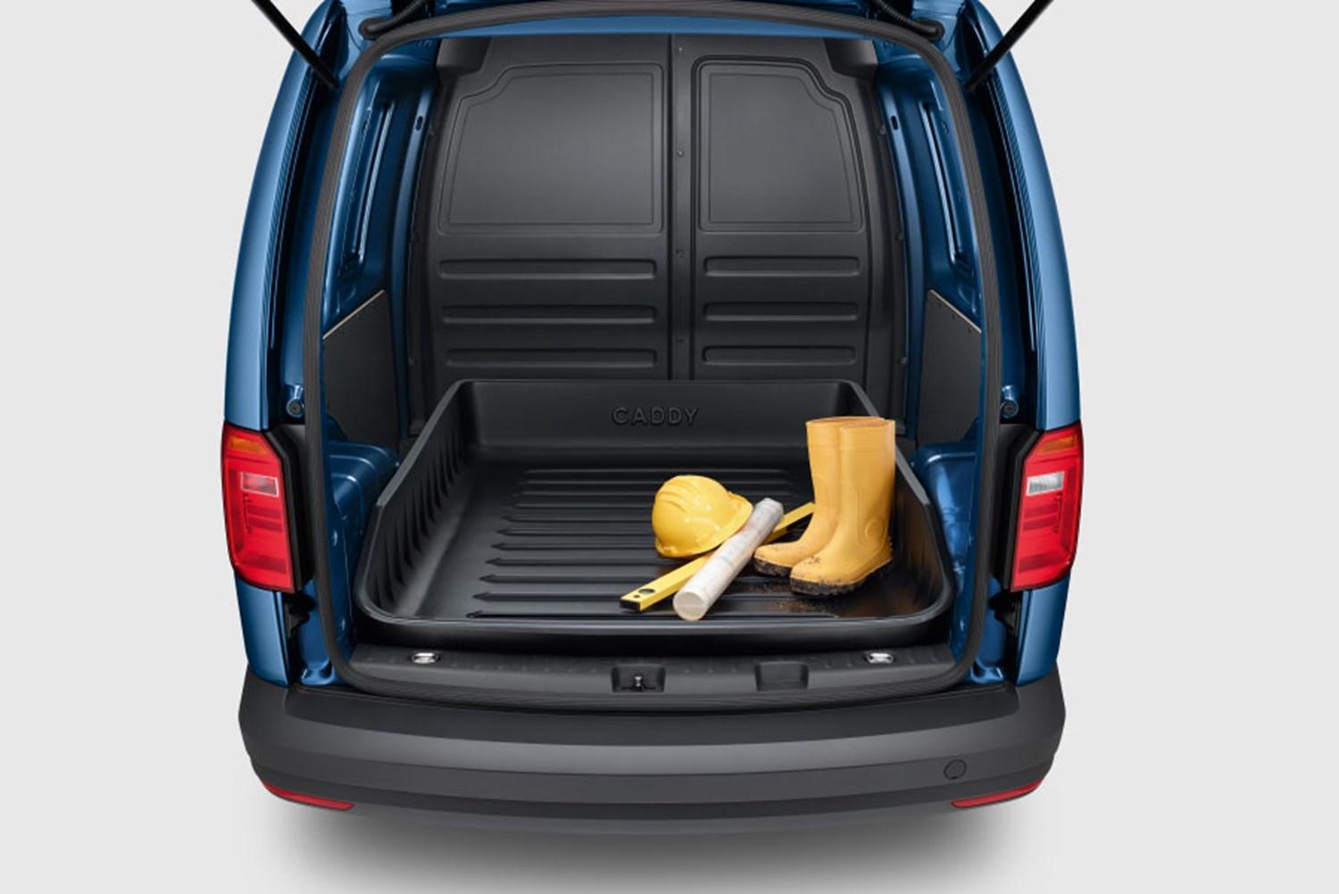 Volkswagen Van Rear Side View With Boot Open