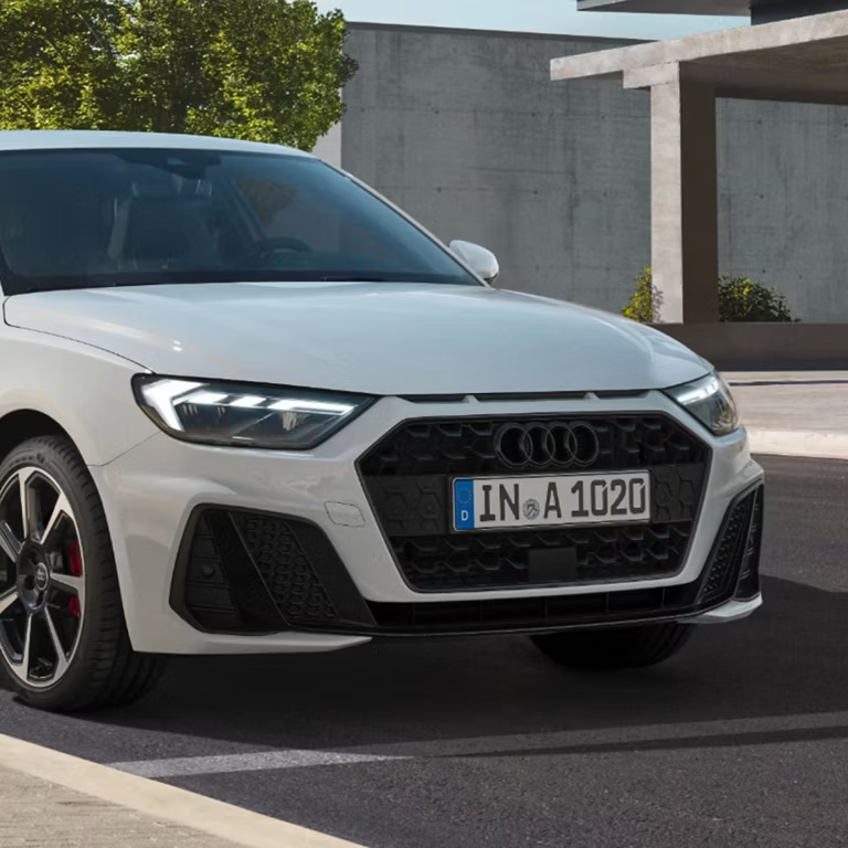 White Audi A1 Sportback Grille