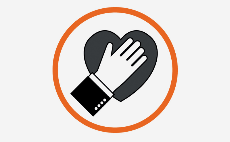 Hand On Heart Icon