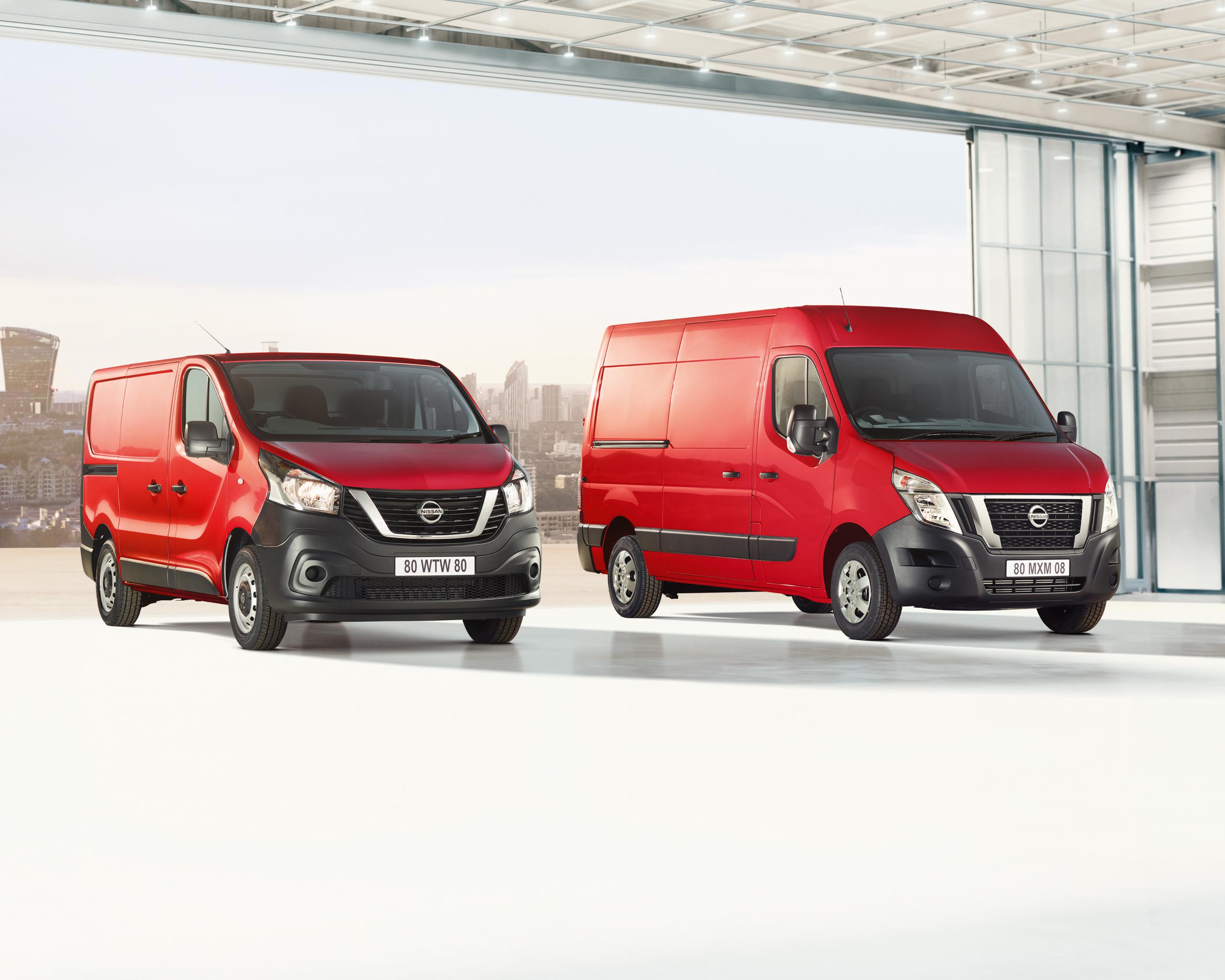 Nissan Upgrades nv300 and nv400 Vans with Improvements to Comfort, Safety and Style Alongside Lower Emissions