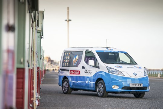 Nissan’s Electric Ice Cream Van Serves up a Powerful Performance with Two Wins at the Energy Awards 2019