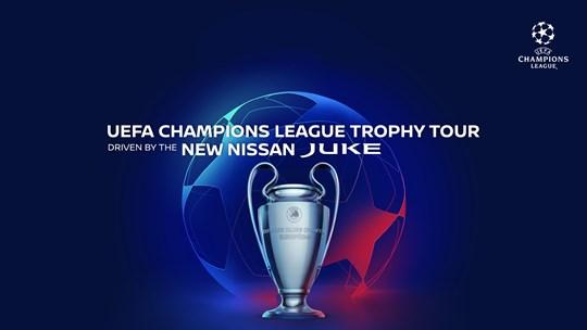 Uefa Champions League Trophy Tour Kicks off at Nissan Dealerships