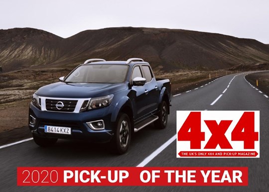 Nissan Navara named ‘2020 Pick-up of the Year’ in 4X4 Magazine awards