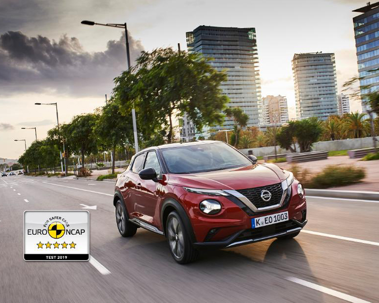 Top Euro NCAP 2019 safety rating for New Nissan JUKE