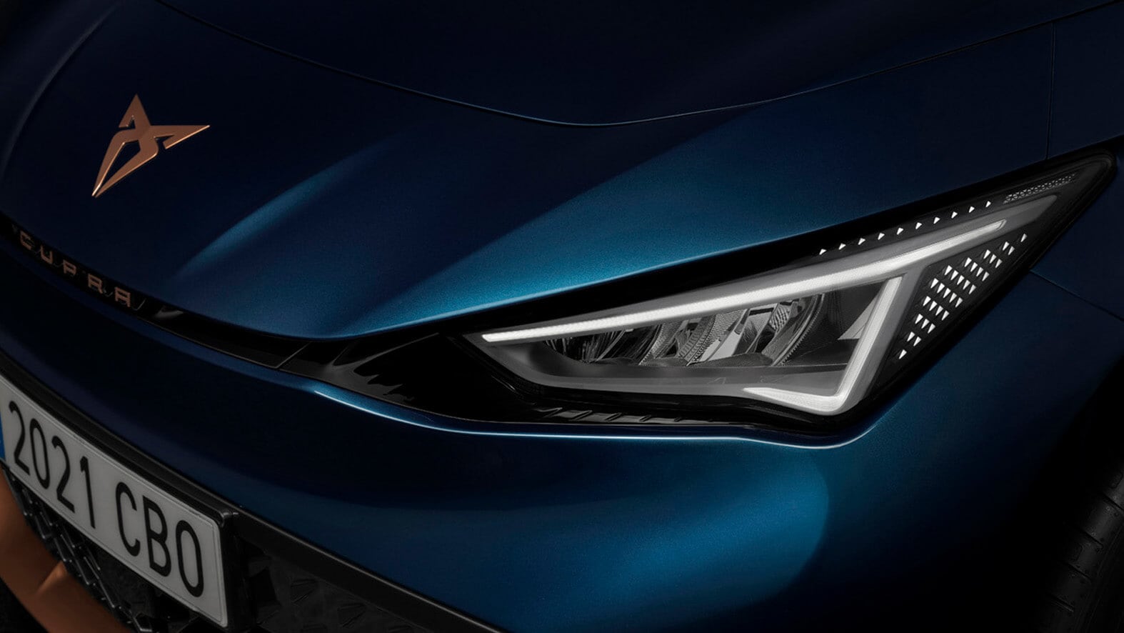 CUPRA Headlights Close Up