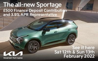 New All New Sportage 3.9% PCP Offer