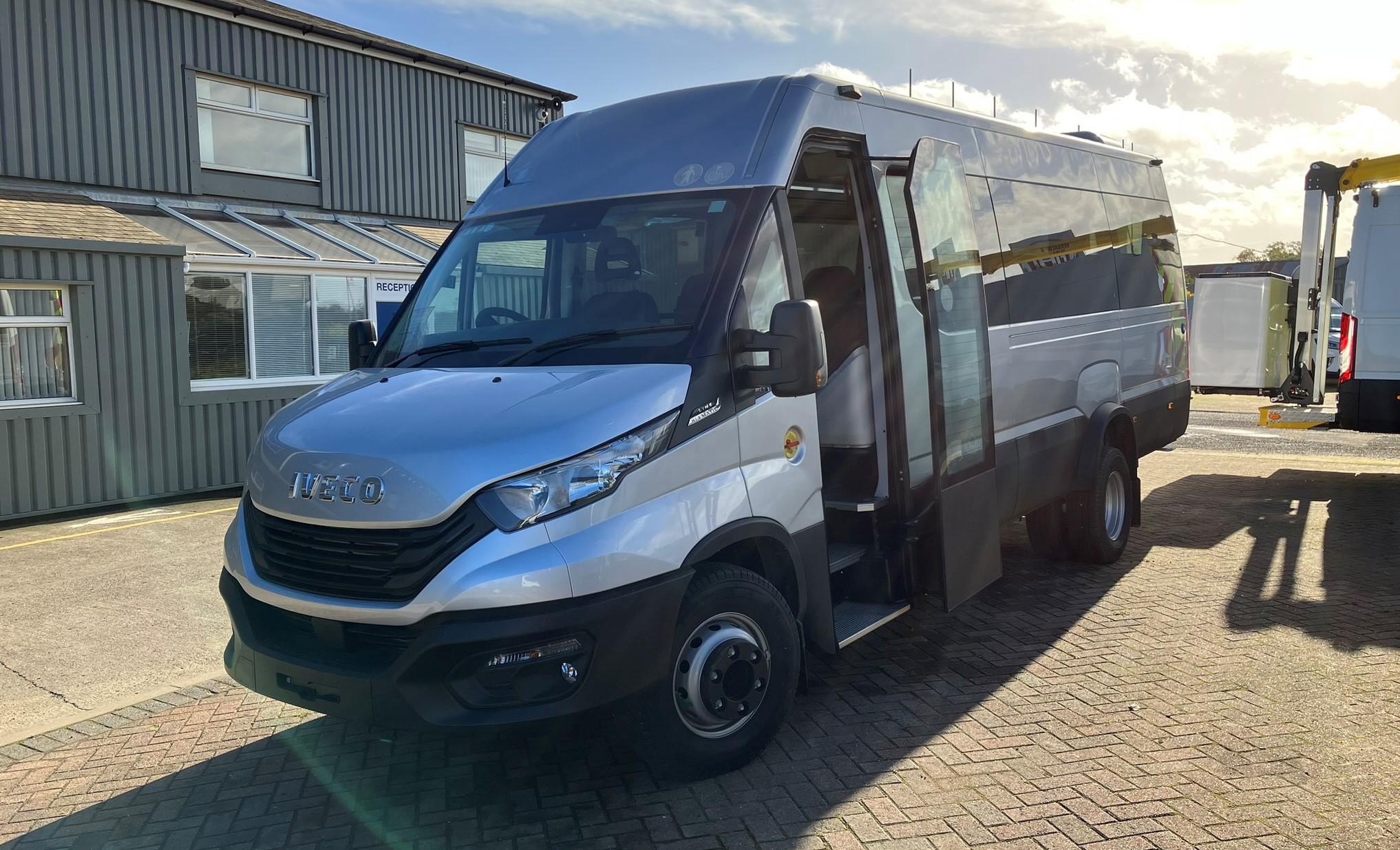 Latest IVECO Daily Minibus Demonstrator arrives at North East Truck and Van