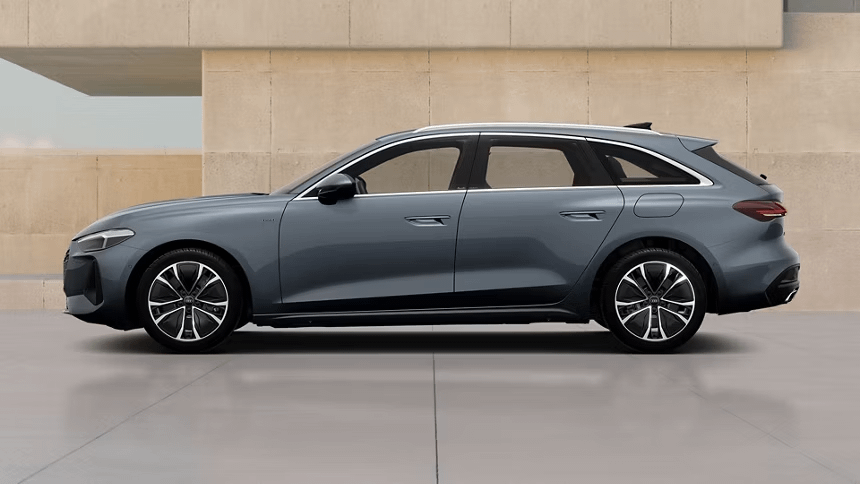 New Audi A5 Avant e-hybrid Side View