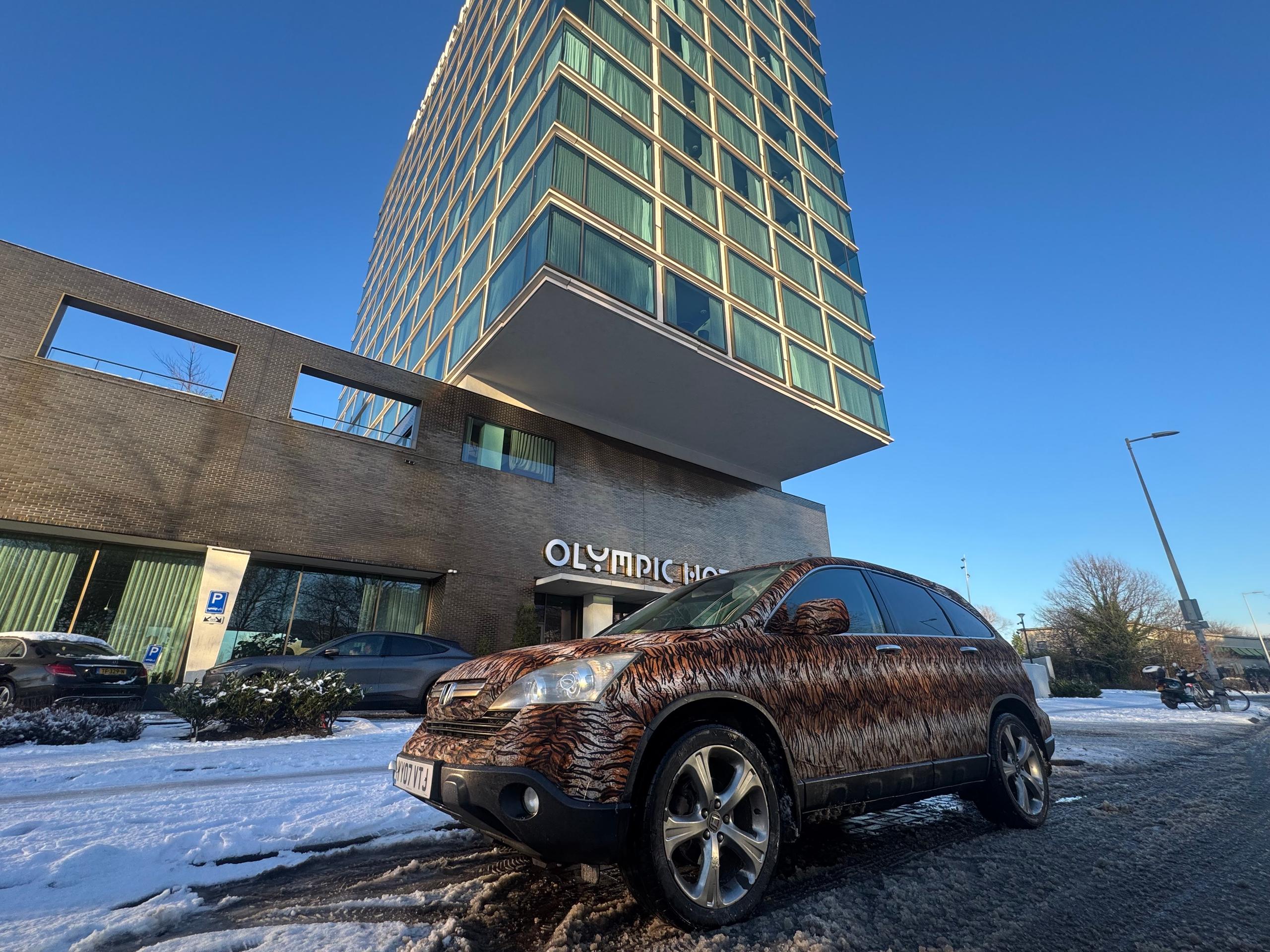 Alex Roberts European Road Trip for Sands Charity in the Tigermobile!
