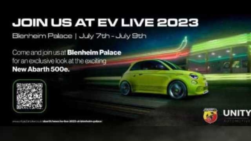 Explore the New Abarth 500e | EV LIVE 2023 at Blenheim Palace July 7th - 9th