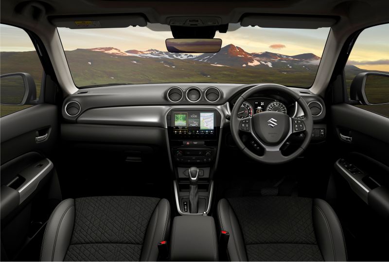 interior of Suzuki Vitara