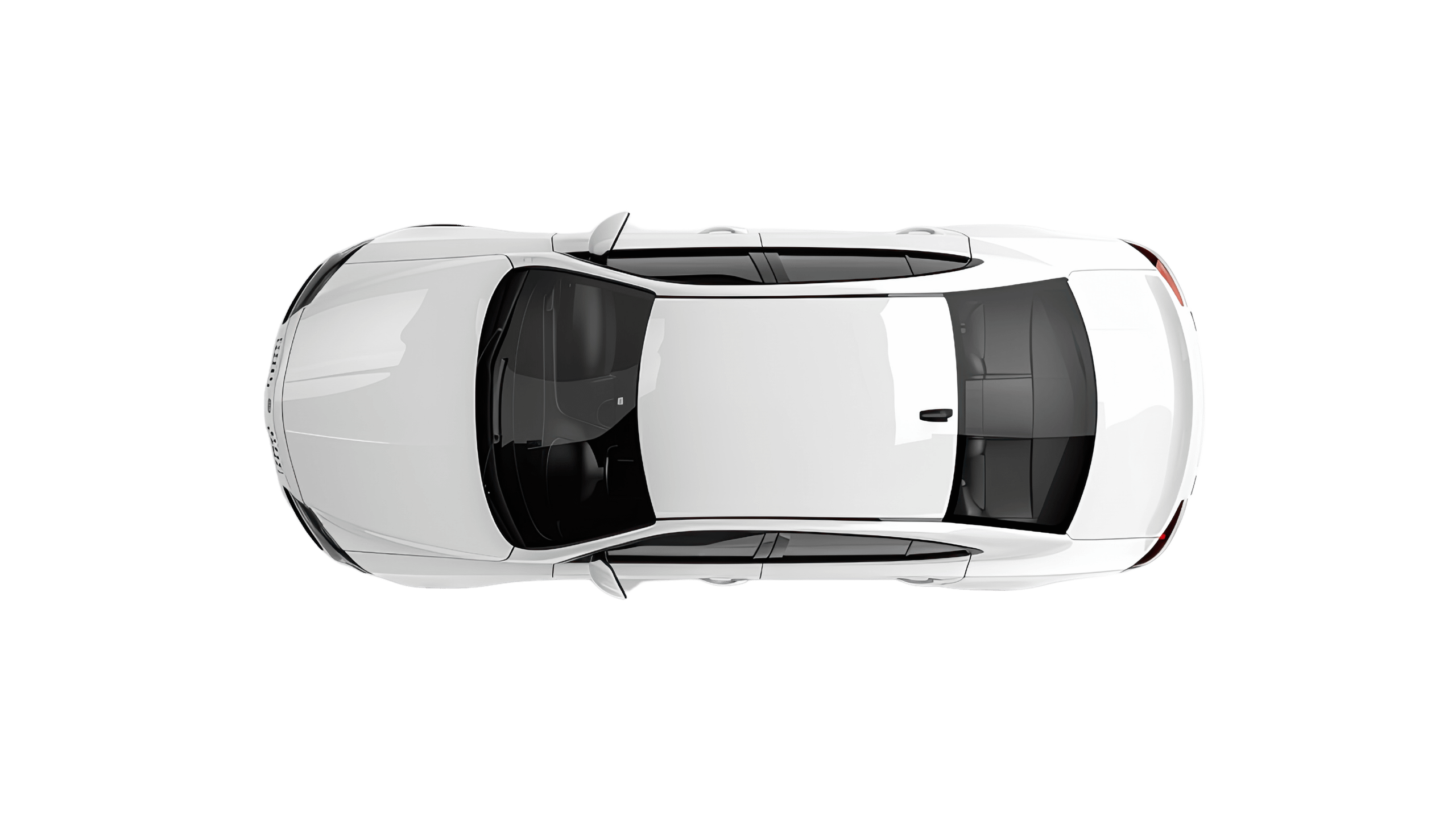 white car