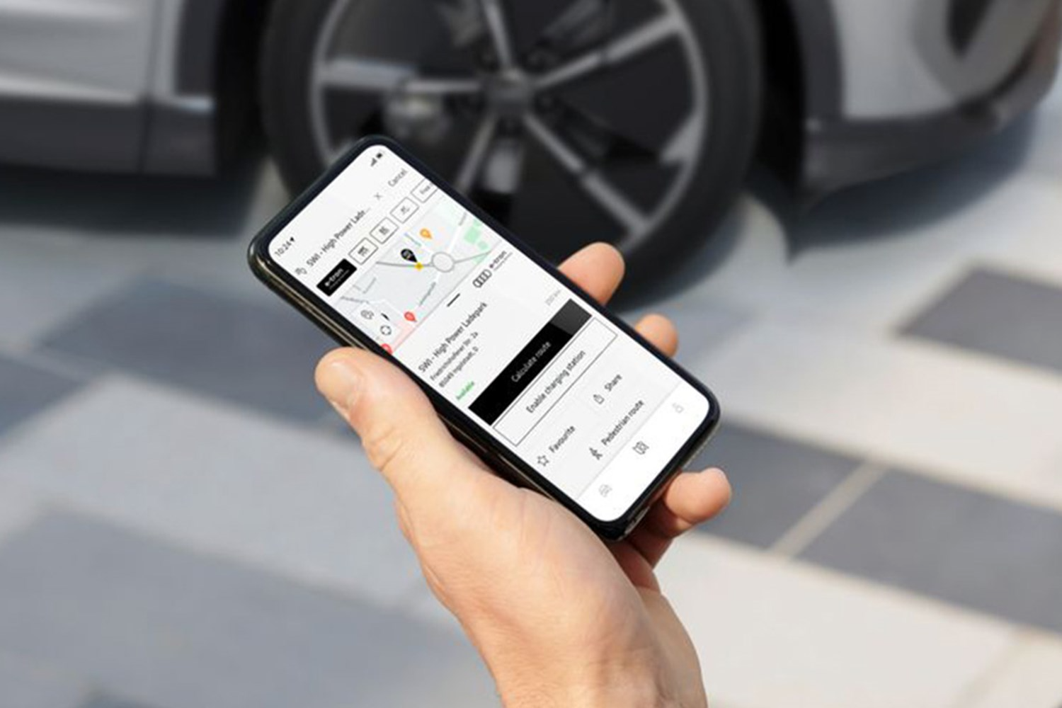 myAudi App On Smartphone