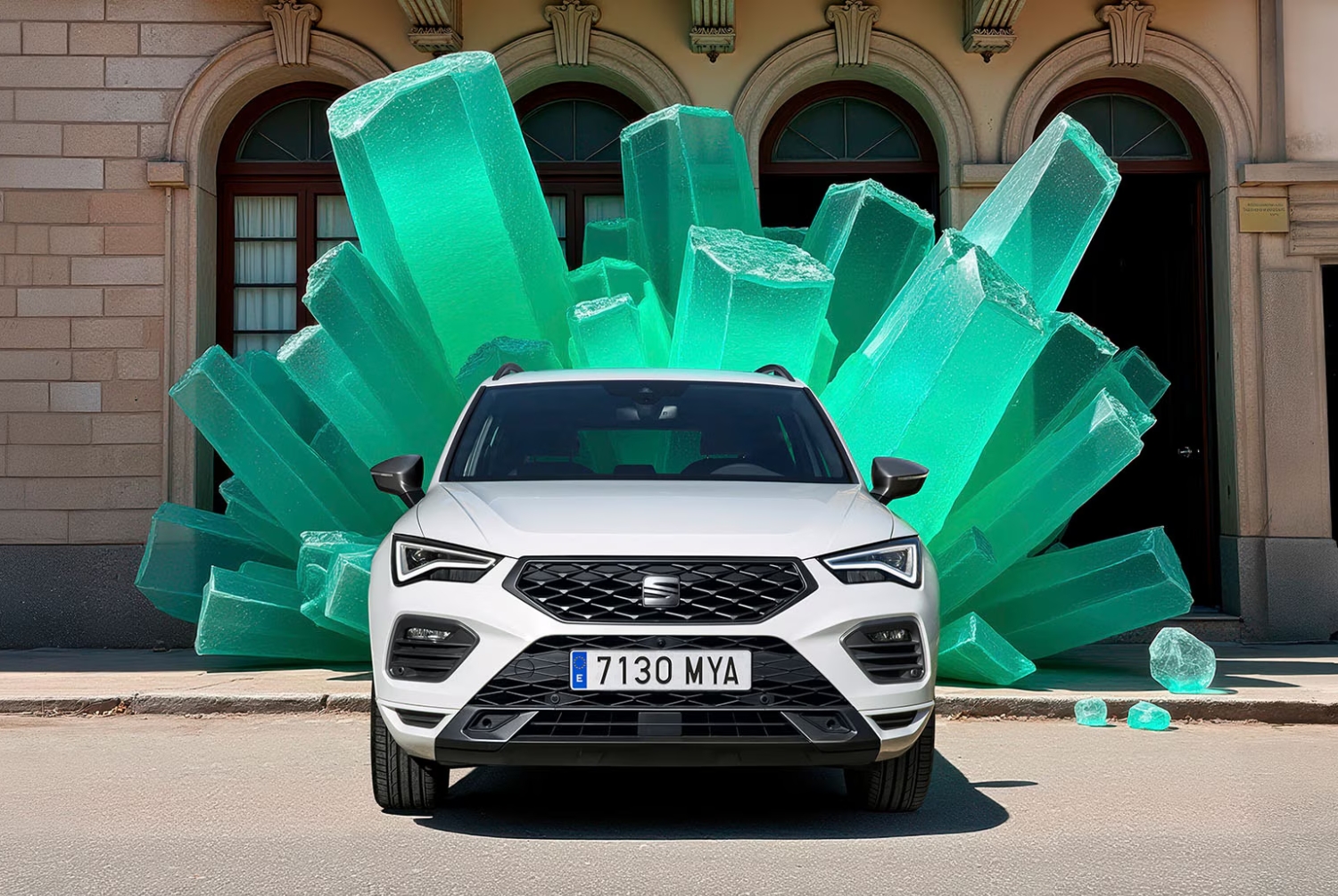 SEAT Ateca front exterior.
