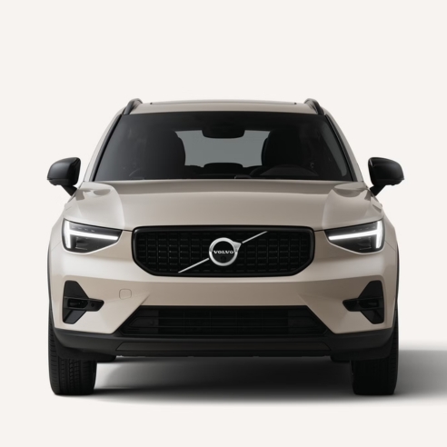 Front View Of The Volvo XC40 In A White Studio Environment