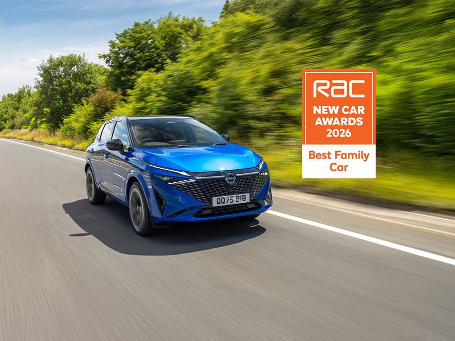 Qashqai triumphs as Best Family Car at RAC New Car Awards 2026