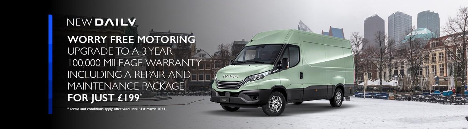 New IVECO Daily Upgraded Warranty