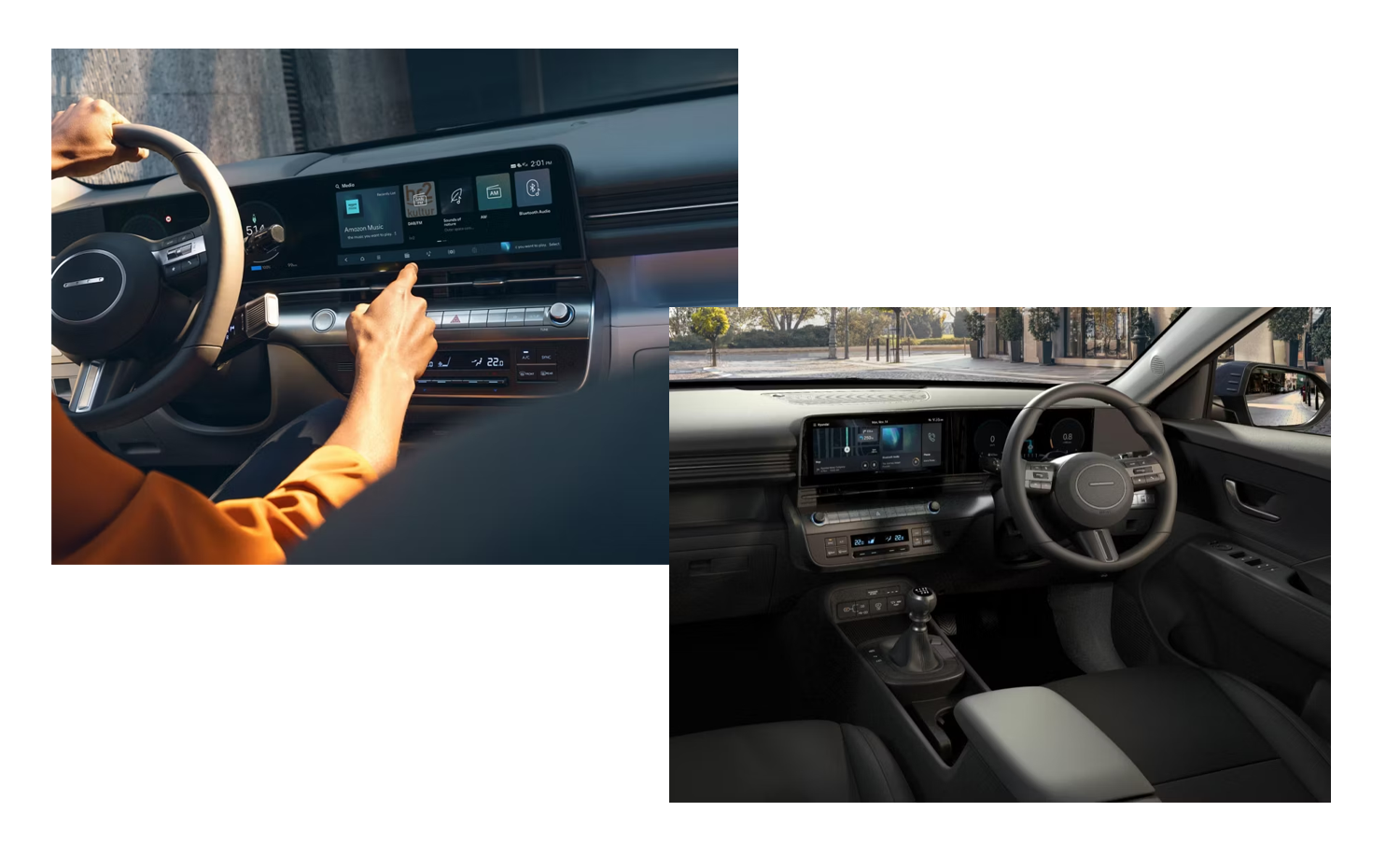 interior tech, dashboard and digital displays
