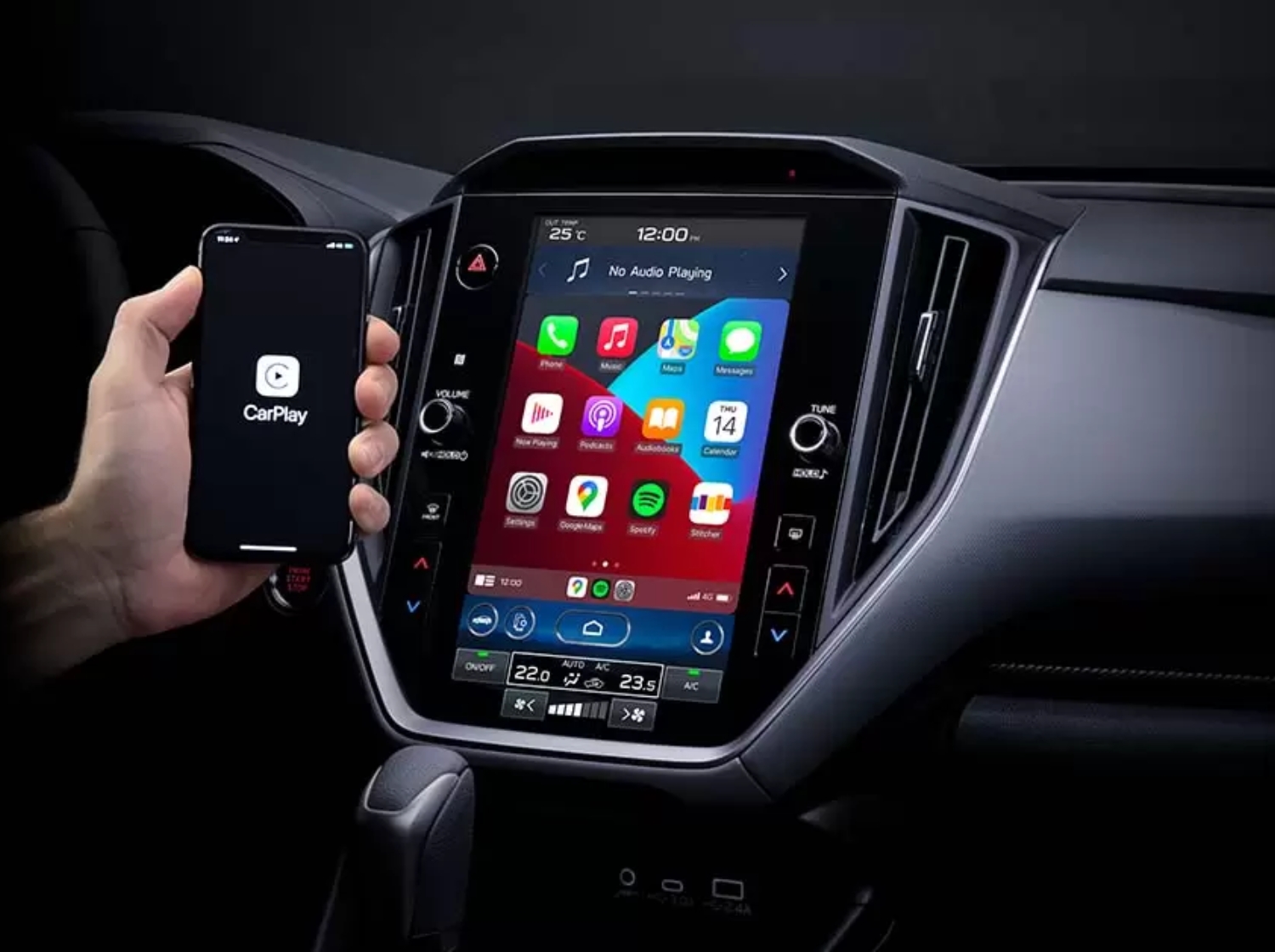 Subaru Crosstrek touch screen