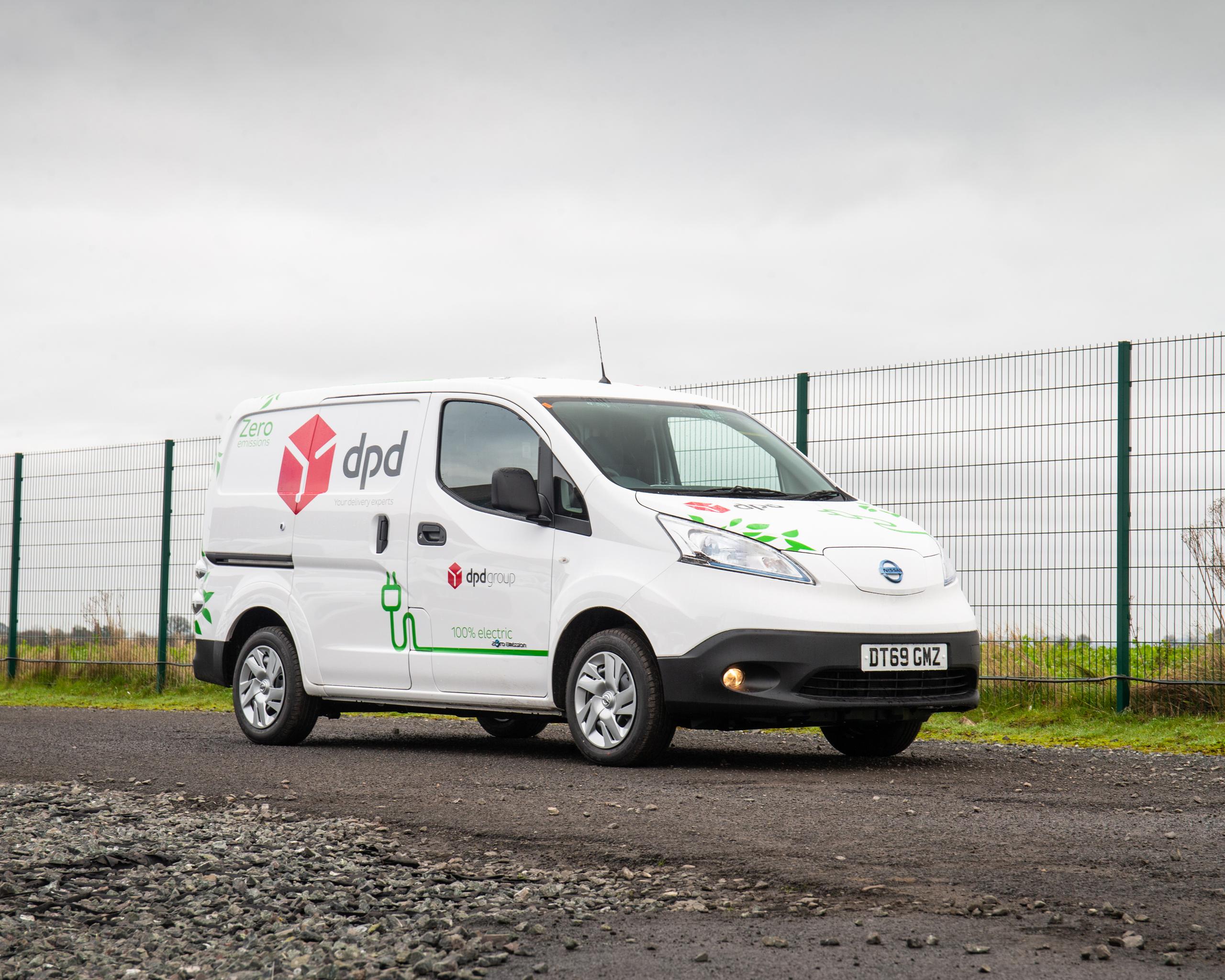 Nissan Supplies DPD With 300 Electric E-NV200 Vans