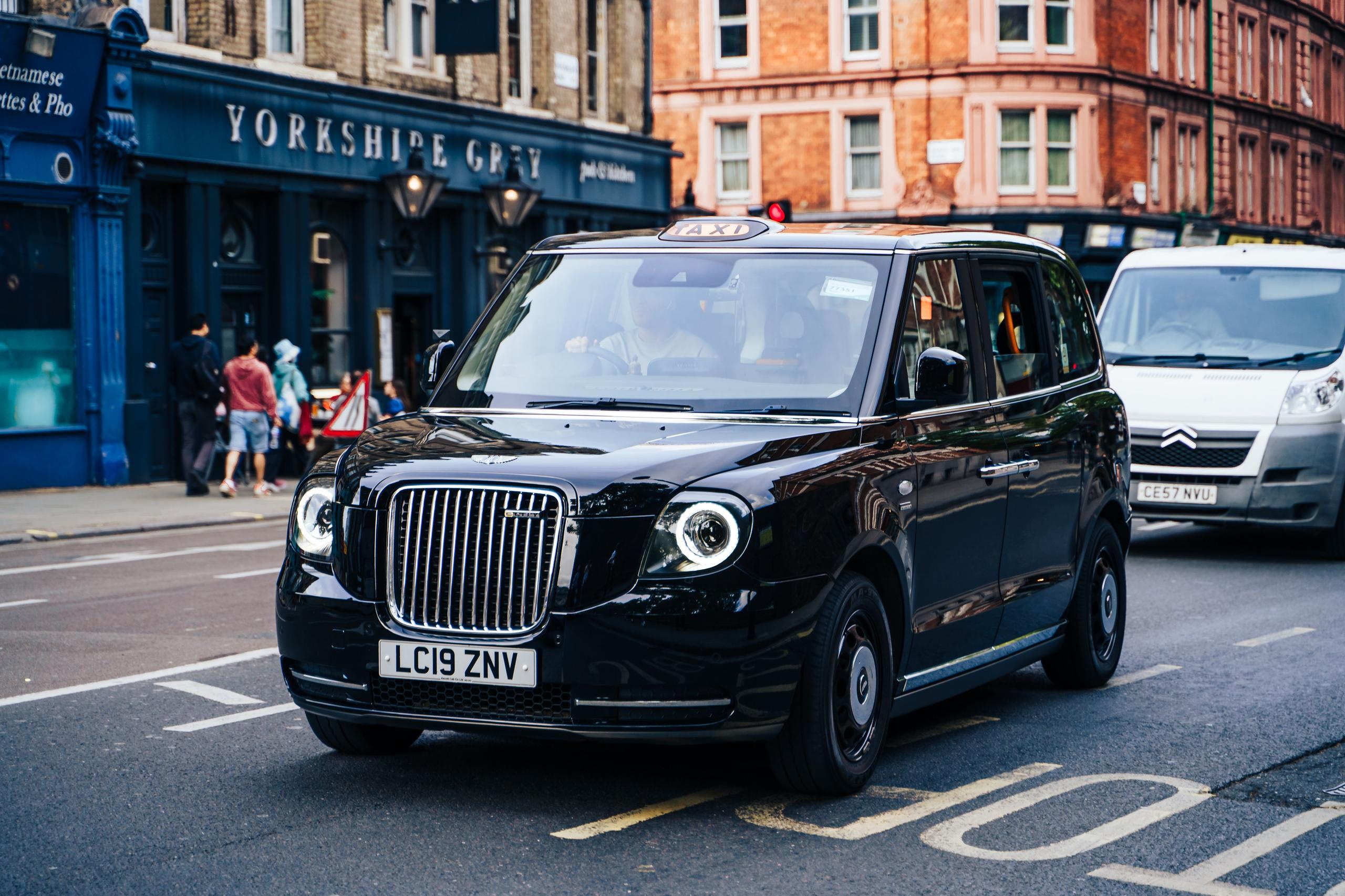 Black Taxi Driving