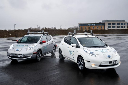 Nissan Leaf Completes the UK's Longest and Most Complex Autonomous Car Journey