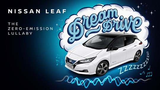 Nissan Leaf ‘Dream Drive’ Is World-First ‘Zero-Emission’ Lullaby Designed for Electric Vehicles