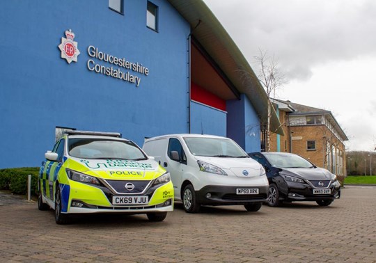 EV-ening all! Gloucestershire police are on a charge with 75 new Nissan electric vehicles