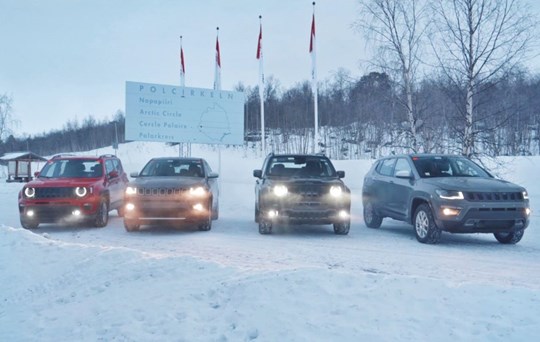 Testing Times for the New Jeep Renegade and Compass 4xe in Arjeplog
