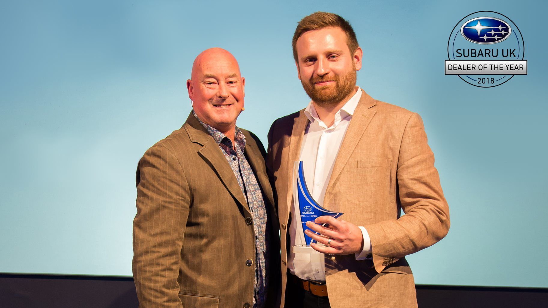 Simpsons Subaru Dealer of the year