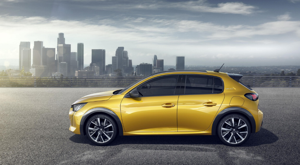 yellow Peugeot
