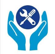service and aftersales with care icon